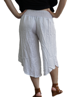 Leichte Wickelhose "Garmee" weiß Back Leichte Wickelhose "Garmee" weiß Back